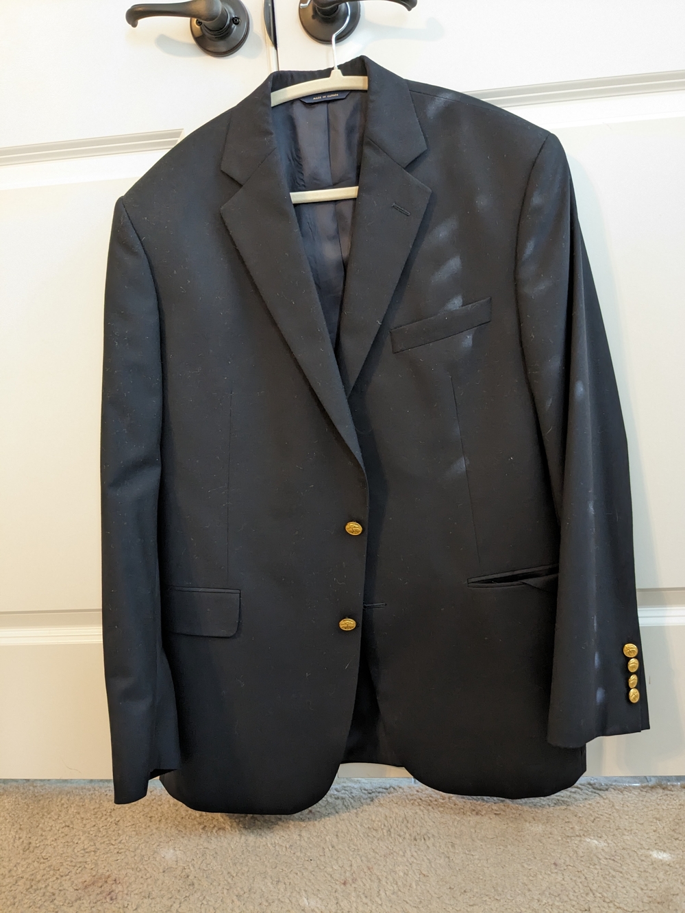 BROOKS BROTHERS 1818 Madison By Loro Piana Men's 42 R Wool Blazer